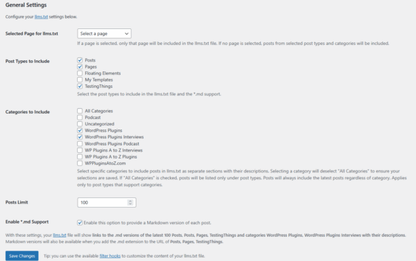 WPProAtoZ LLMs.txt for WP - Image 3